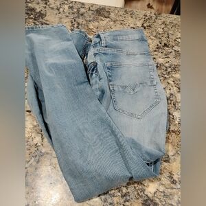 Stylish Light Blue Women's Boot Cut Jeans